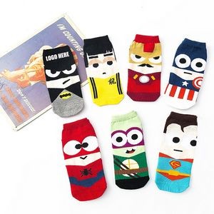 Superhero Characters Ankle Socks