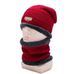 Winter Knitted Hat & Scarf