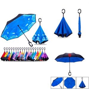 Windproof Double Layer Type C Umbrella