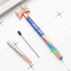 Floating Glitter Bowknot Pen
