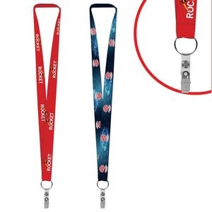 Dye-Sublimation Lobster Clip Event Lanyard