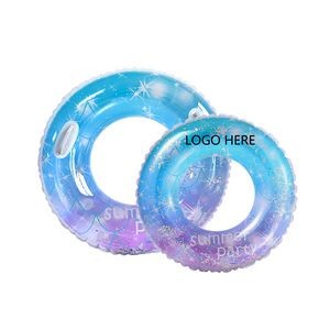 Glitter Star Swimming Ring with Handles