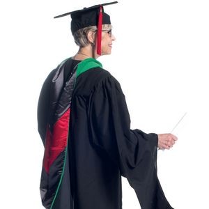 Black Master's Cap & Gown Set with Tassel