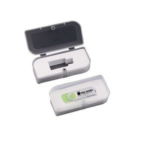 Swivel USB Flash Drive in Plastic Gift Box