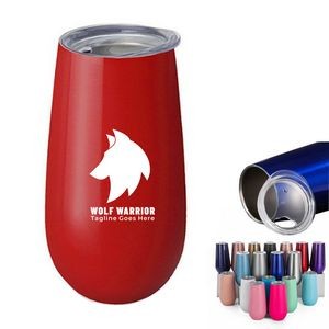 6 oz Stainless Steel Vacuum Champagne Tumbler