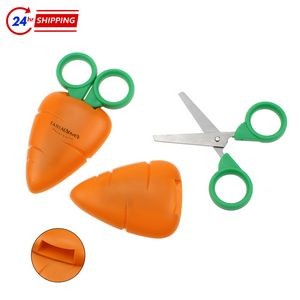 Carrot Magnetic Children Handmade Scissors