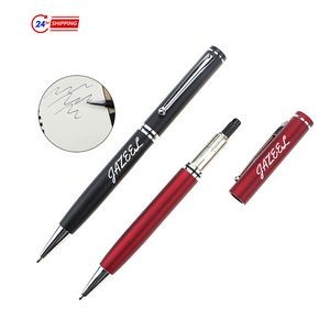 Colorful Double Ring Rotating Metal Ballpoint Pen