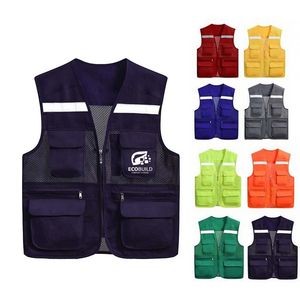 Unisex Reflective Work Safety Vest
