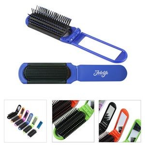 Folding Rectangle Air Cushion Comb with Mirror
