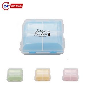 Double Layer 5 Grid Pill Box