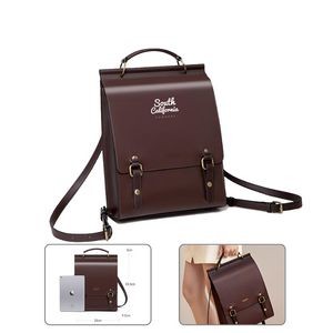 Retro Leather Backpack For Women