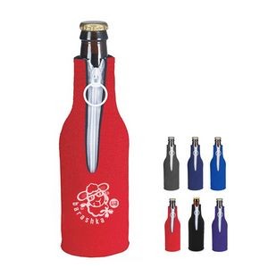 Neoprene Bottle Insulator Cooler w/ Zipper