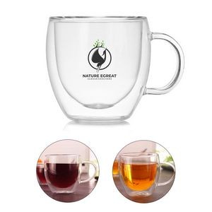 Double-layer Glass Mug Coffee Cup