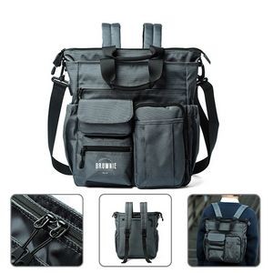 Multi-Functional Messenger Bag Backpack