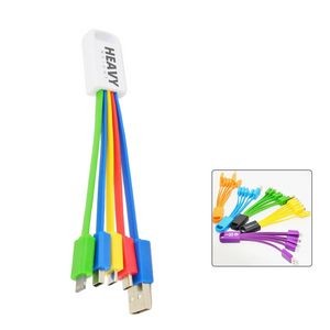 Colorful USB 5-in-1 Universal Charging Cable