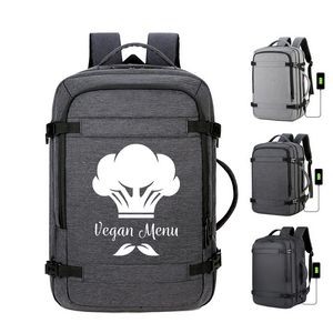Large Travel Backpack With USB Port