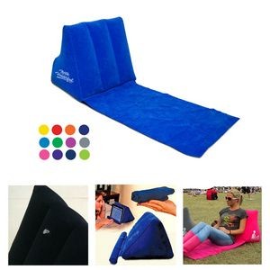 Inflatable PVC Beach Soft Triangle Cushion Pillow