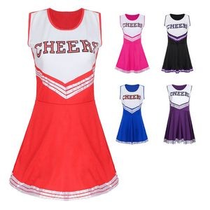 College Sports Cheerleader Uniform Outfit