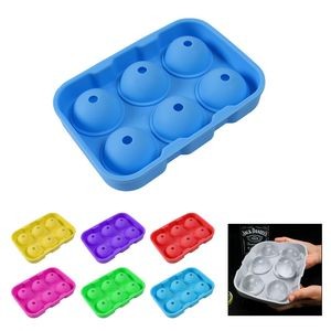 6 Silicone Ice Ball Maker/Mold