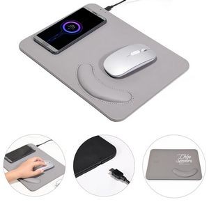 2 In 1 Wireless Charging Mouse Pad