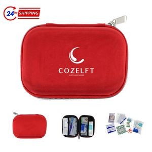 10-piece Portable First Aid Kit w/ Packing Bag