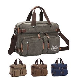 Canvas travel Large Capacity Backpack