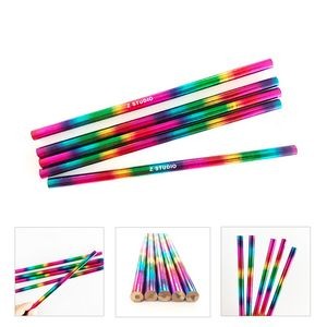 Rainbow Holographic Wooden Pencil