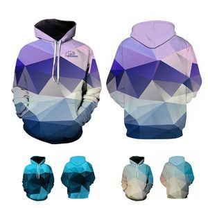 Custom Full Color Digital Hoodies With Kangaroo Pocket