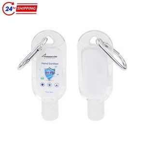 1 Oz. Portable Instant Hand Sanitizer W/ Keychain