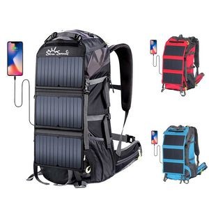 78L Hiking Backpack with 20 Watts Solar Charger Panel