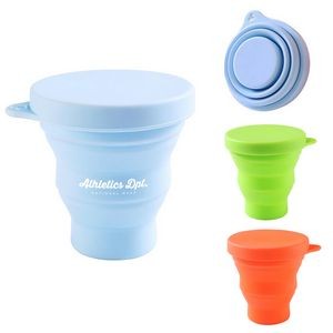 7 Oz. Silicone Collapsible Travel Water Cup