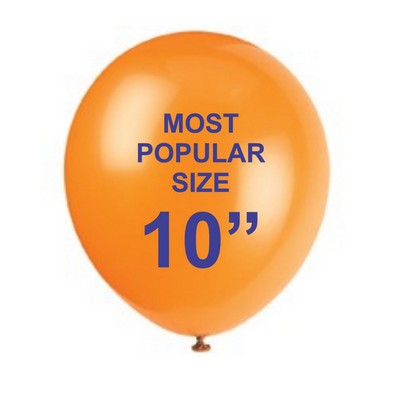 10" Screen Printed Balloon