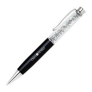 Black Jumbo Crystal Ballpoint Pen