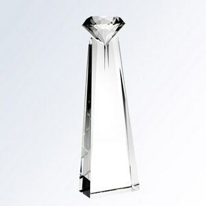 Medium Diamond Goddess Crystal Award