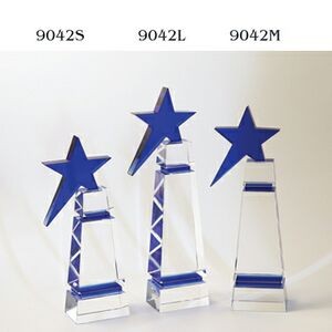 Blue Star Tower Award (Sand Blast)