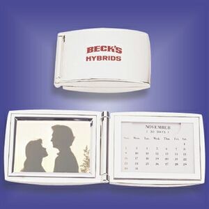 Silver Plated Perpetual Calendar Photo Frame (Laser Engrave)