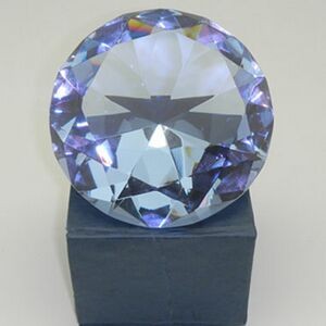 Crystal Diamond Paper Weight-100 mm (Screen printed)