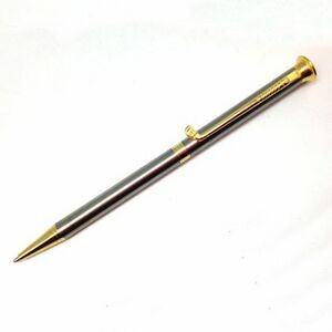 Gun Metal Golf Pen w/Gold Trim