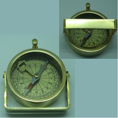 Brass Handle Compass (Screen printed)