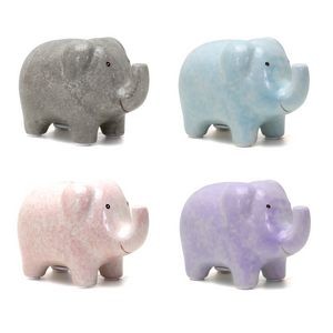 Elephant - Unique Mini Hand Painted Ceramic Bank