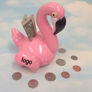 6.5" Inflatable Flamingo Coin Bank