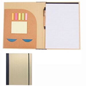 Eco Friendly Recycled Padfolio with Sticky ( screen printed )
