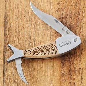 Stainless Steel Fish Pocket Knife
