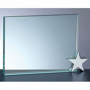 Achievement Award W/ Chrome Star Holder (4x6)