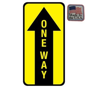6" x 12" One Way Floor Graphic MADE IN U.S.A