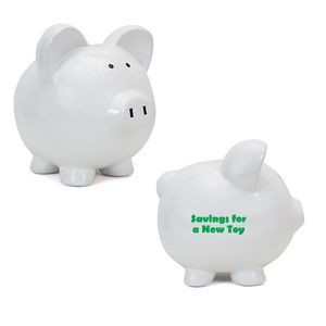 13" Boss Hog Piggy Bank - Extra Large (Dolomite Ceramic)