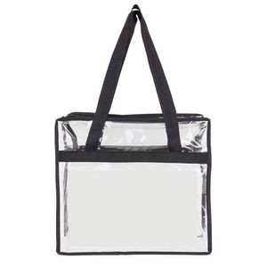 Clear Zippered Stadium Tote