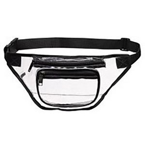 Clear 3 Zippered Fanny Pack