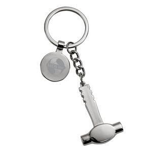 One of a Kind - Nickelplated Hammer Key Chain