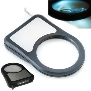 Multiple Magnification Power Magnifier w/Flash Light and Tape Measure